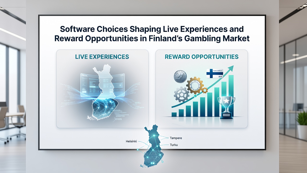 Live casino software interfaces displaying reward notifications and interactive dealer tables popular among Finnish participants